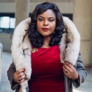 Vintage 1950s Old Hollywood Wool Coat Genuine  — Cinematic Femme Fatale Elegance